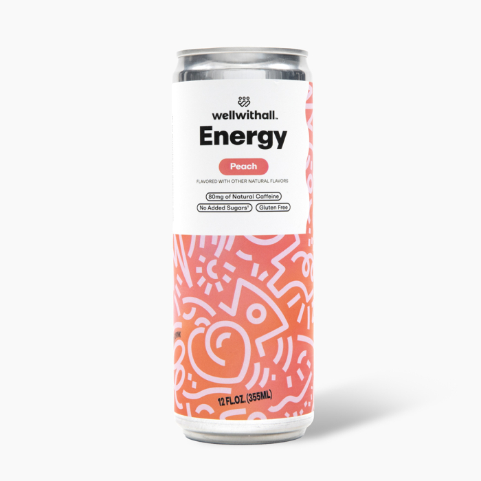WellWithAll Energy Peach - Front view