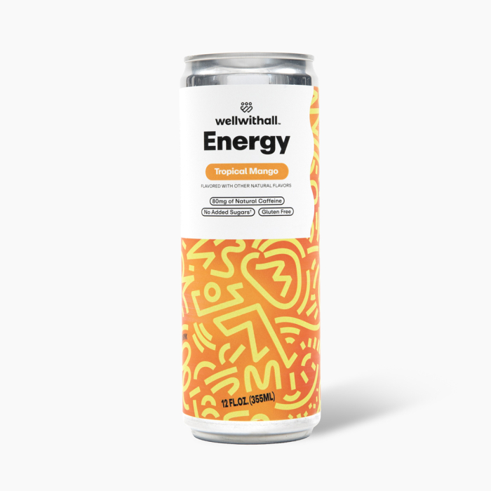 WellWithAll Energy Tropical Mango - Front view