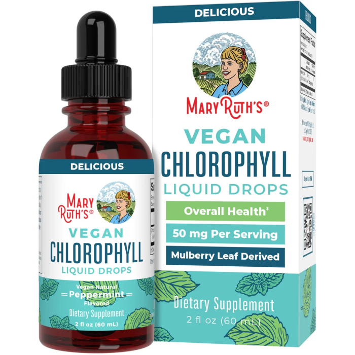 MaryRuth's Vegan Liquid Chlorophyll Drops - Front view
