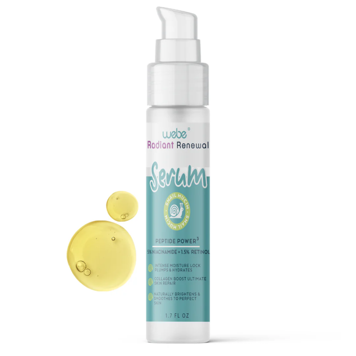 Webe Naturals Radiant Renewal Facial Serum - Front view