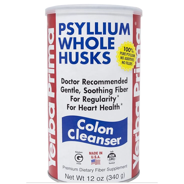 Yerba Prima Psyllium Whole Husks, 12 oz.