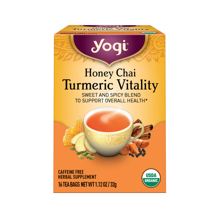Yogi Tea Honey Chai Turmeric Vitality, 16 Tea Bags