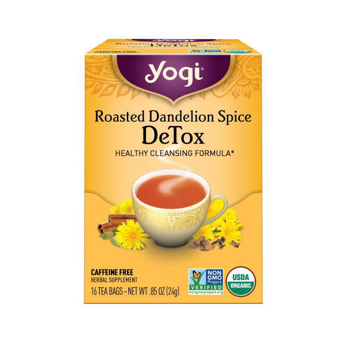 Yogi Roasted Dandelion Spice Detox Tea, 16 Tea Bags