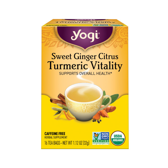 Yogi Sweet Ginger Citrus Turmeric Vitality - Main