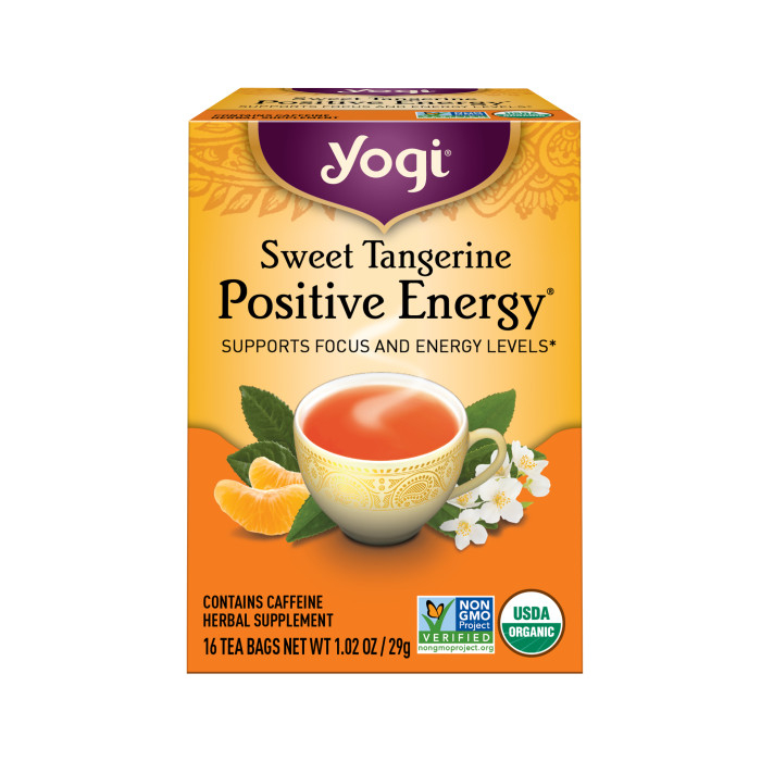 Yogi Sweet Tangerine Positive Energy, 16 Tea Bags