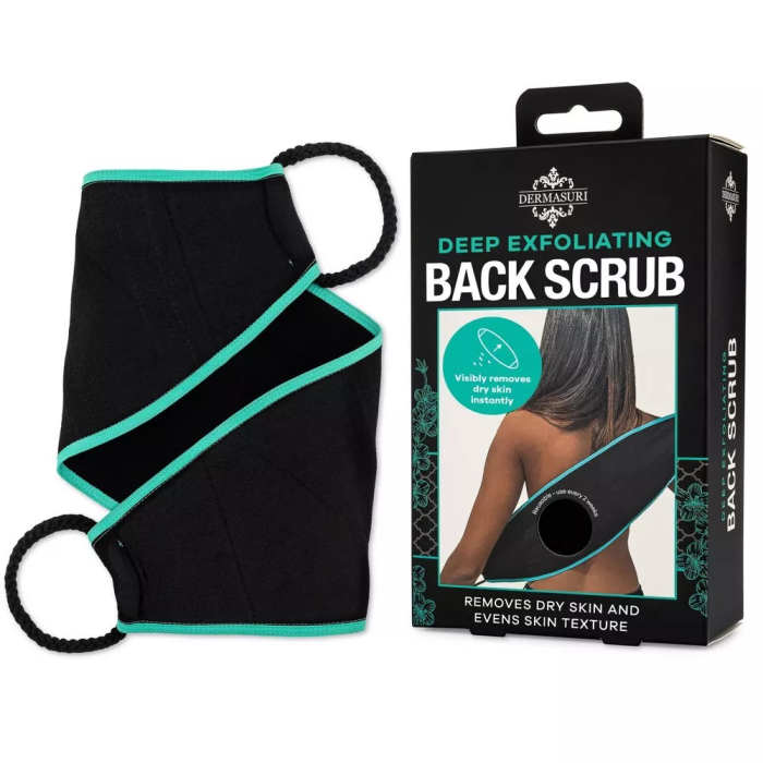 Dermasuri Deep Exfoliating Back Scrub - Front view