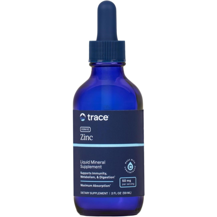 Trace Minerals Ionic Zinc 50 mg, 2 oz.