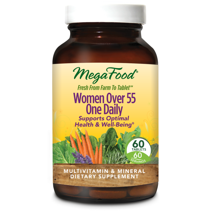 MegaFood Women Over 55, 60 Tablets