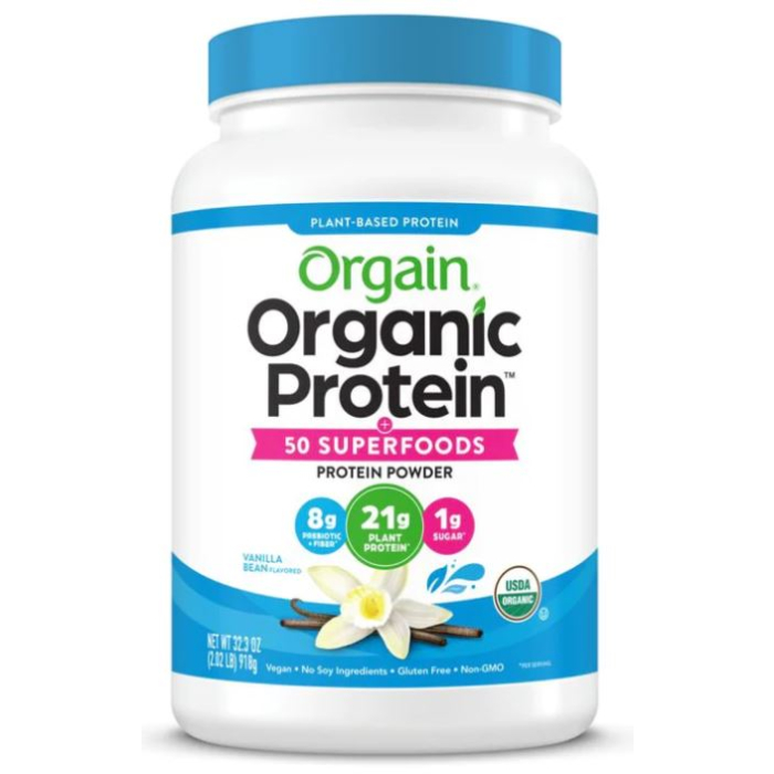 Orgain Organic Protein™ & Superfoods Plant Based Protein Powder Vanilla, 2.02 lbs.