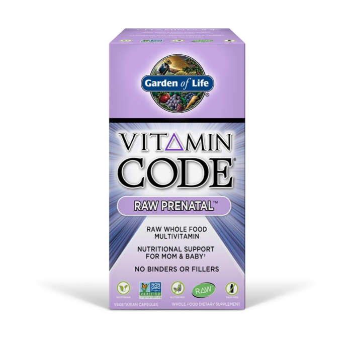 Garden of Life Vitamin Code RAW Prenatal Multivitamin, 30 Capsules